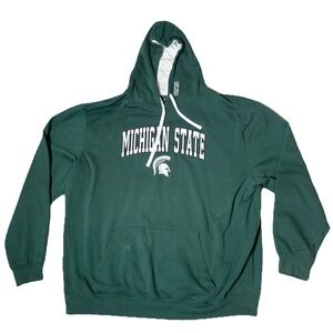 Michigan State Spartans Hoodie Mens 3XL Green Colosseum Pullover Sweatshirt